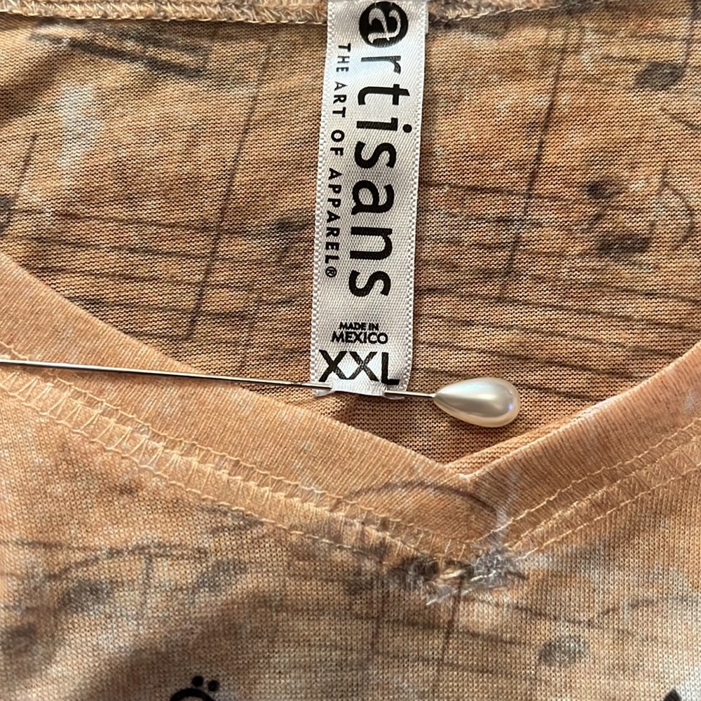 Artisans Music Print Top - Picture 3 of 3